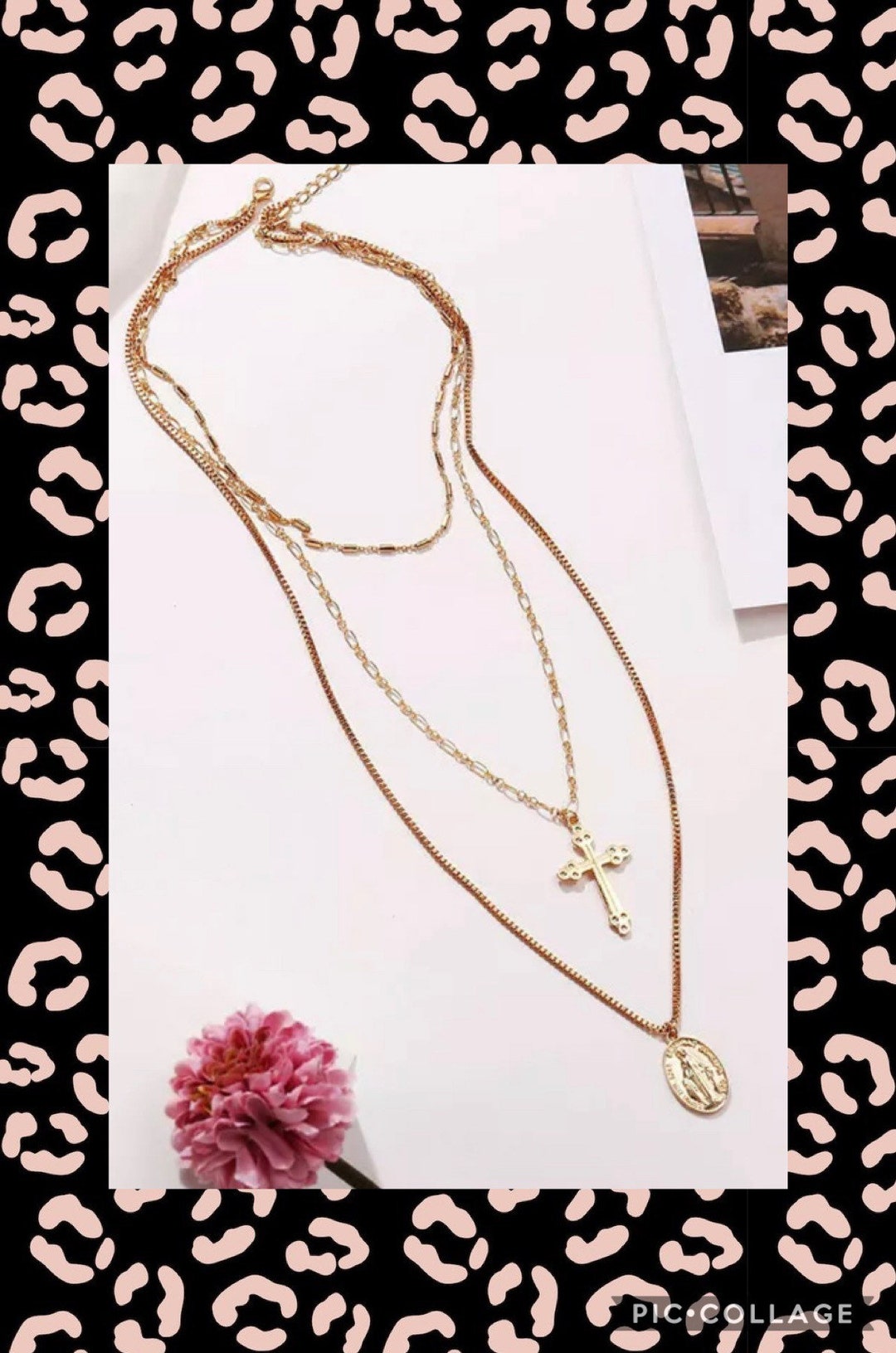 Crossbody Necklace Long 5 Way Multi Style