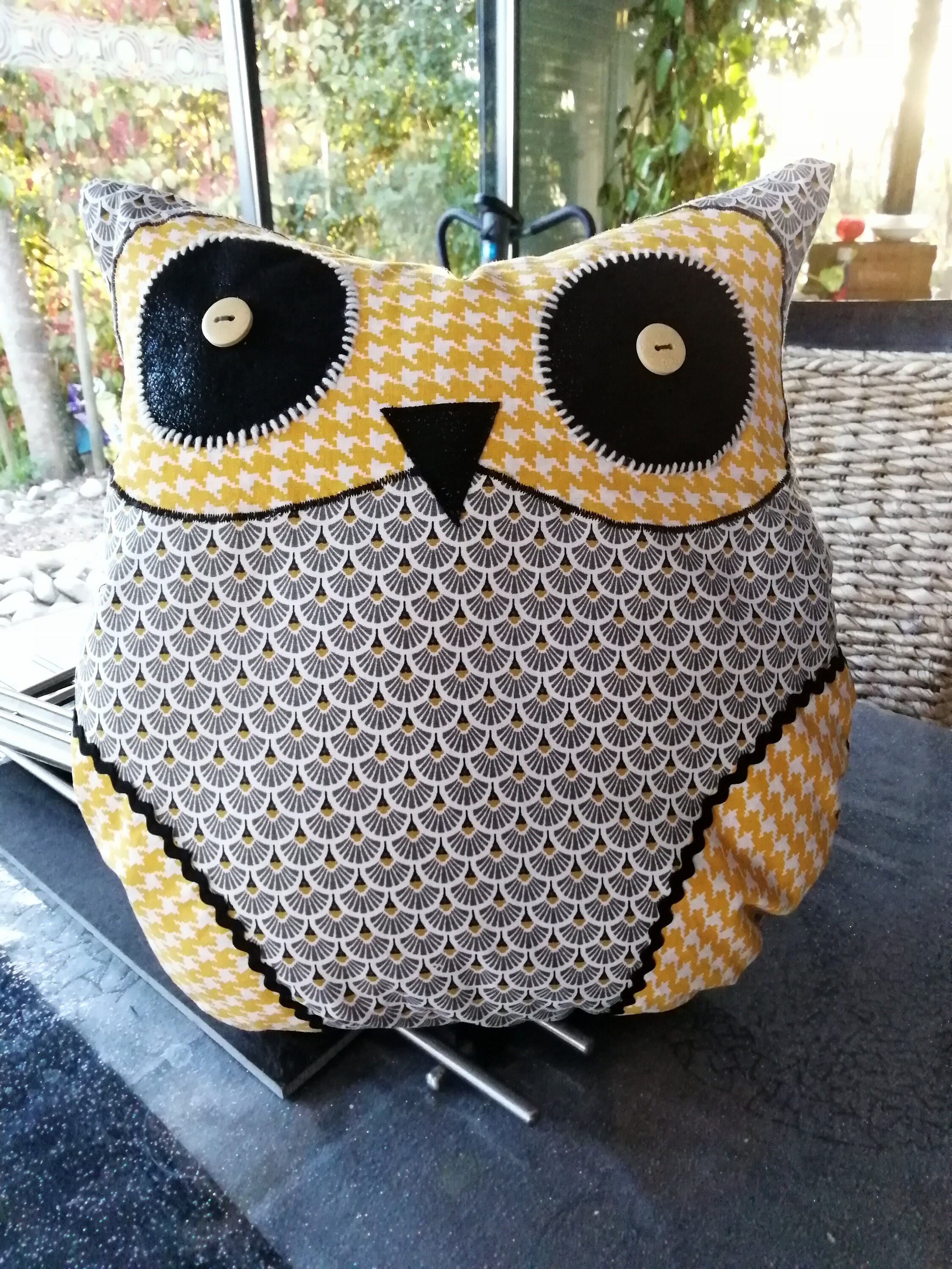 Coussin en Forme de Chouette