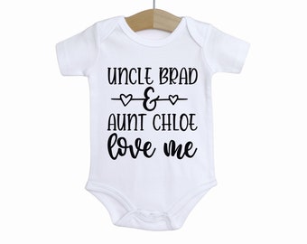 Baby Romper My Uncle in Montana Loves Me Baby Romper My Uncle in Montana Loves Me