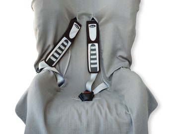 Cotton Muslin Car Seat Cover: Universal Fit, Easy Clean