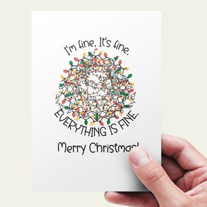 Funny Christmas Card, Christmas Card, Personalized Christmas Card, Custom Christmas Card, Christmas Card For Friend, Card For Christmas