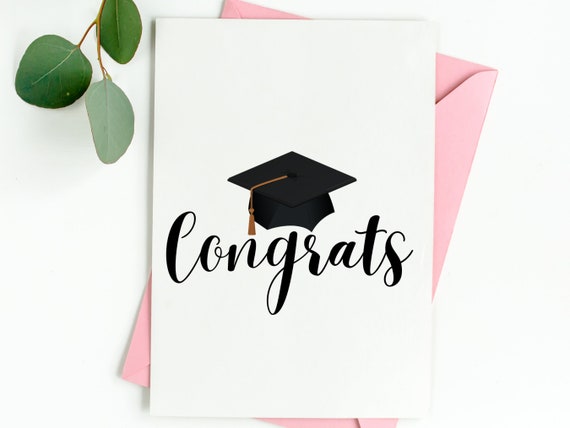 Printable Graduation Card Congratulations Graduate Class of - Etsy