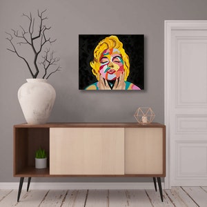 Marilyn Monroe Feminist Art Pop Art Wall Art Bedroom Canvas - Etsy