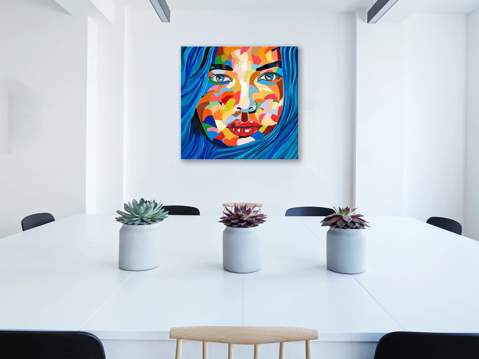 Colorful Canvas Print Large Canvas Wall Art Print Modern Etsy