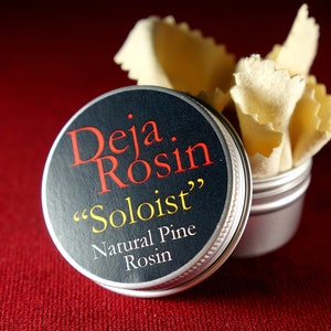 Deja "Soloist" Rosin - Natural Pine Rosin for Violin, Viola, and Cello