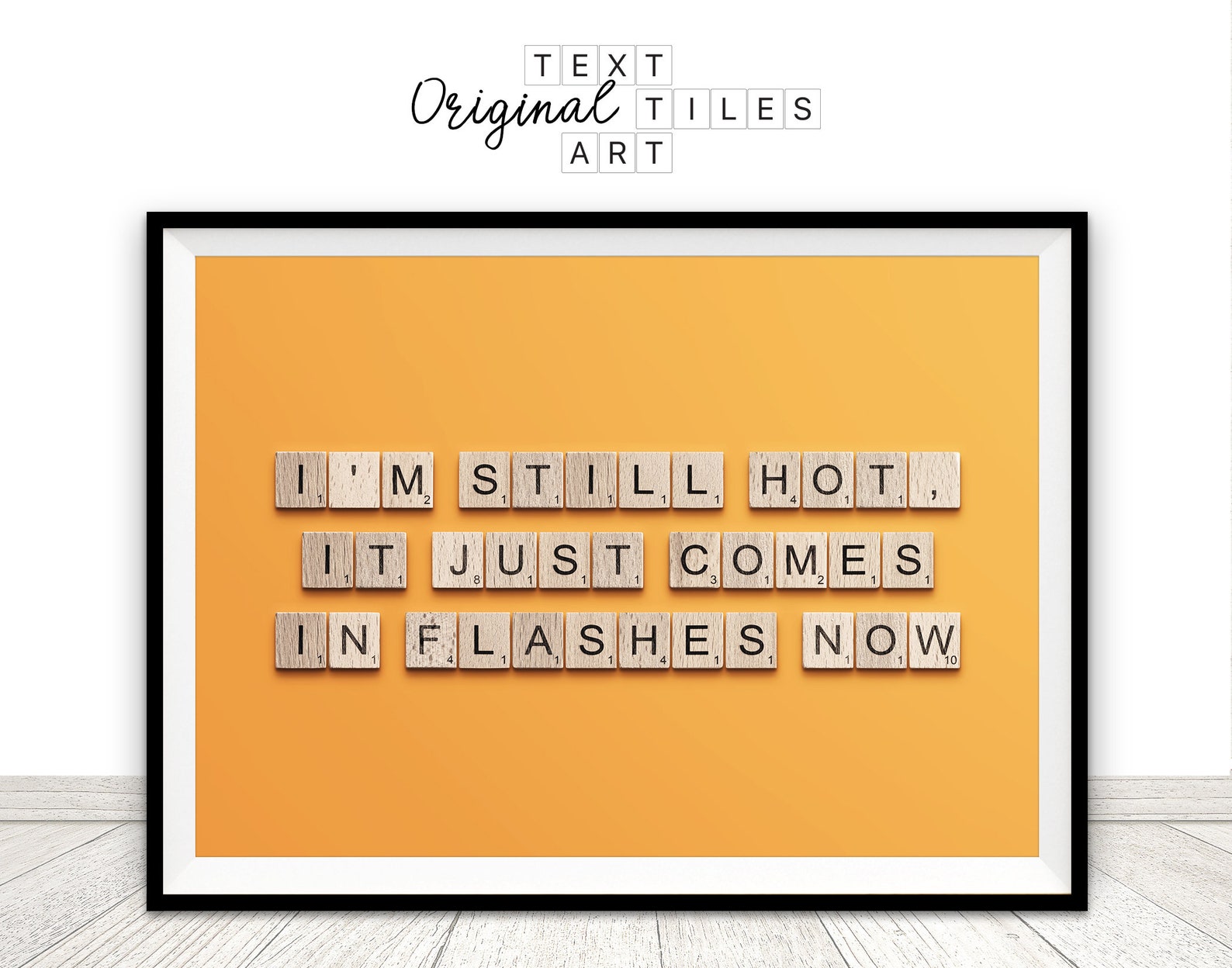 Orange Wall Art Funny Quotes Digital Download Funny Etsy