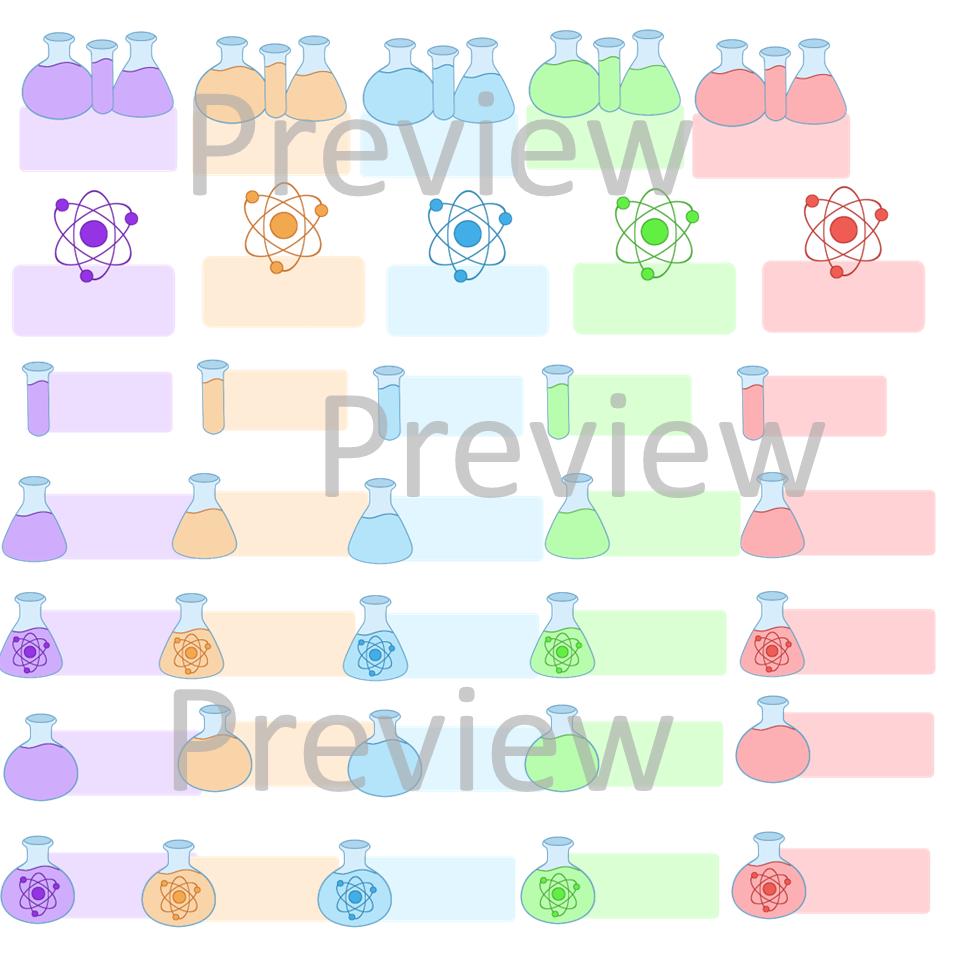 Editable Science Name Tags: Printable STEM Classroom Decor (digital ...