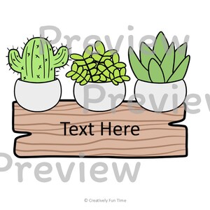 Editable Succulent Name Tags: Printable Classroom Decor (digital ...