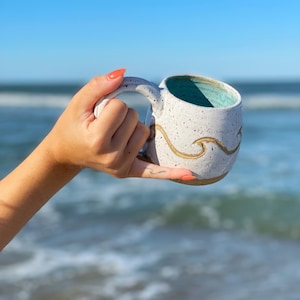 Signature White Wave Mug