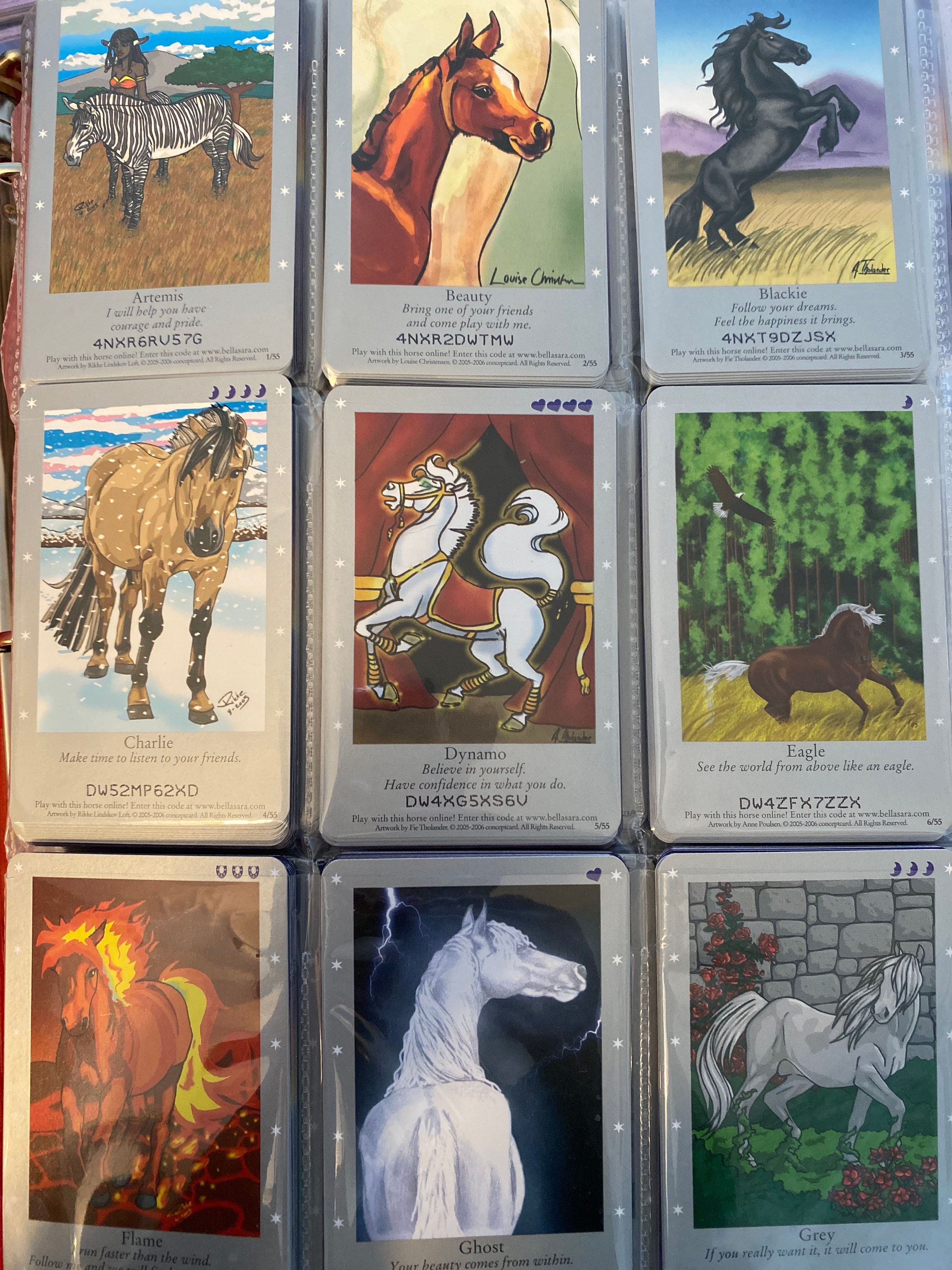 NEW Bella Sara First Series Trading Cards