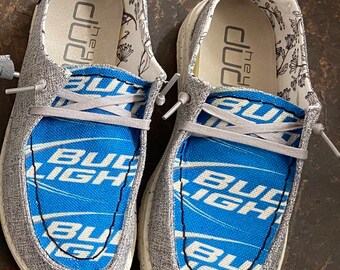 hey dude busch light shoes