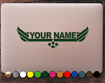 Military Personalized pilot callsign US AIR FORCE - Perfect Cut Color Decal Vinyl Decal Sticker - Multiple sizes and colors available!