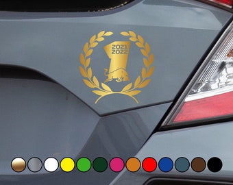 Racing driver #1 champion fan version - Vinyl Decal Sticker - Multiple sizes and colors available!