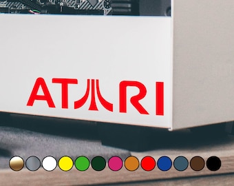 Atari Logo Sticker Etsy