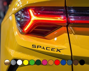 SpaceX Logo - Vinyl Decal Sticker - Multiple sizes and colors available!