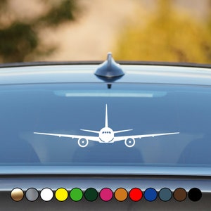 Boeing 777 Family Airplane Plane High Quality Logo- Perfect Cut Color Decal Vinyl Sticker Multiple sizes and colors available!
