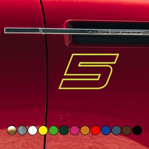 Racing driver Sebastian 5 - Vinyl Decal Sticker - Multiple sizes and colors available!