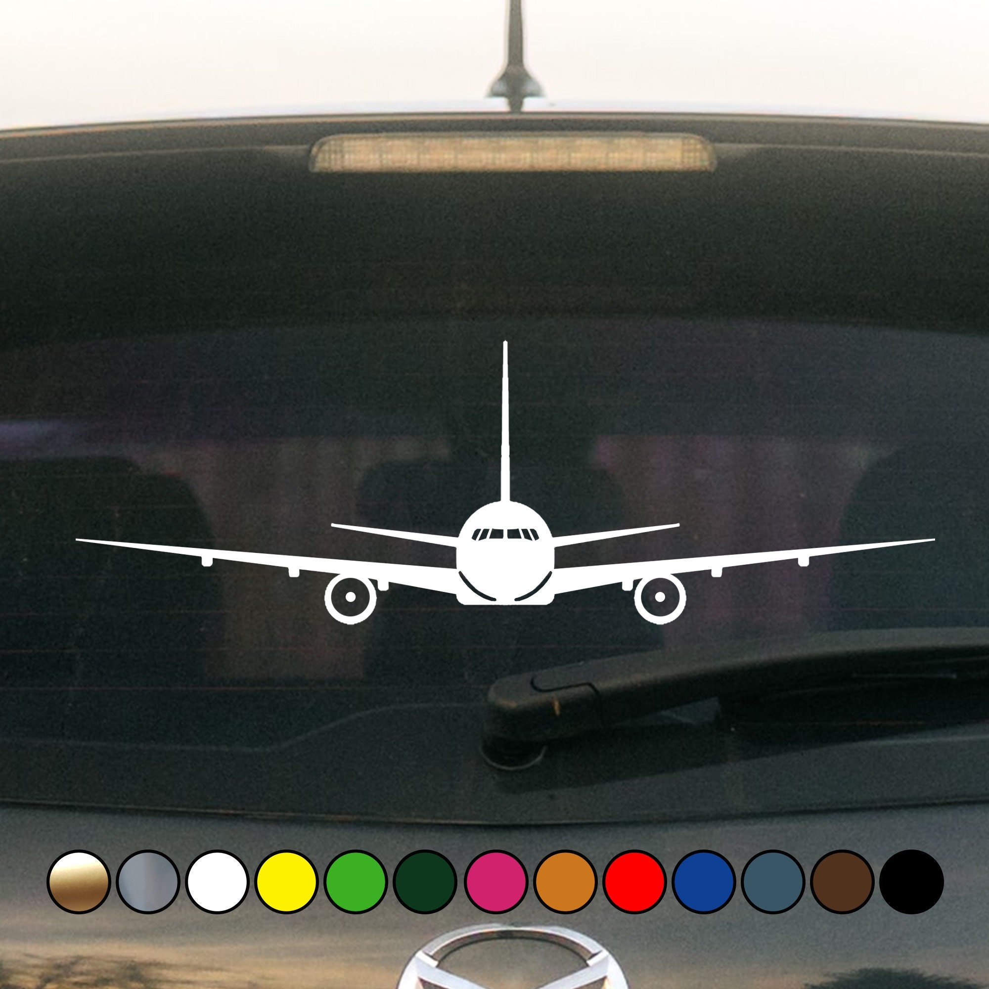 Boeing 767 Family Airplane Plane High Quality Logo- Perfect Cut Color Decal Vinyl Sticker Multiple sizes and colors available!
