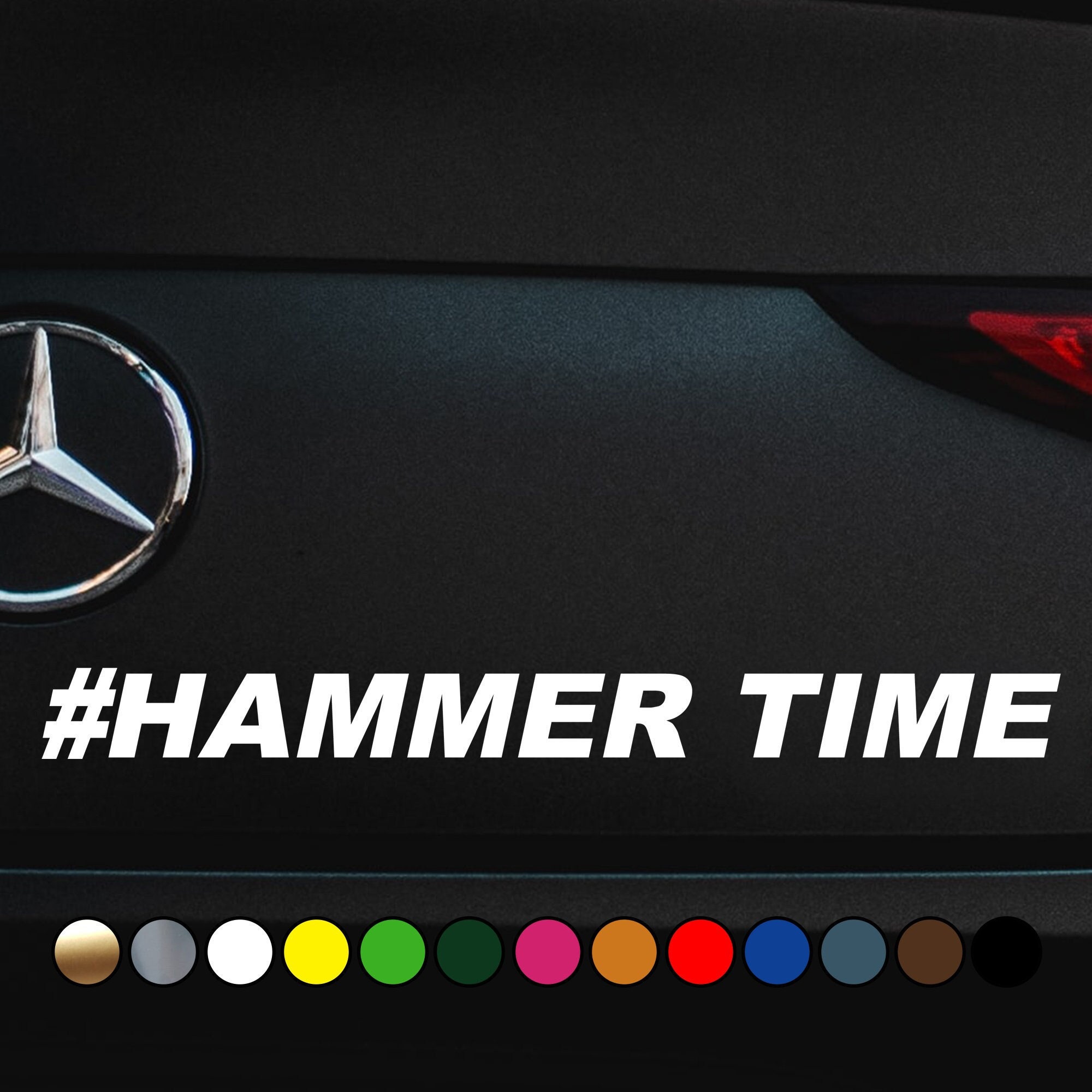 Quote #Hammer Time Hammertime Lewis Hamilton High Quality Logo - Vinyl Decal Sticker - Multiple sizes and colors available!