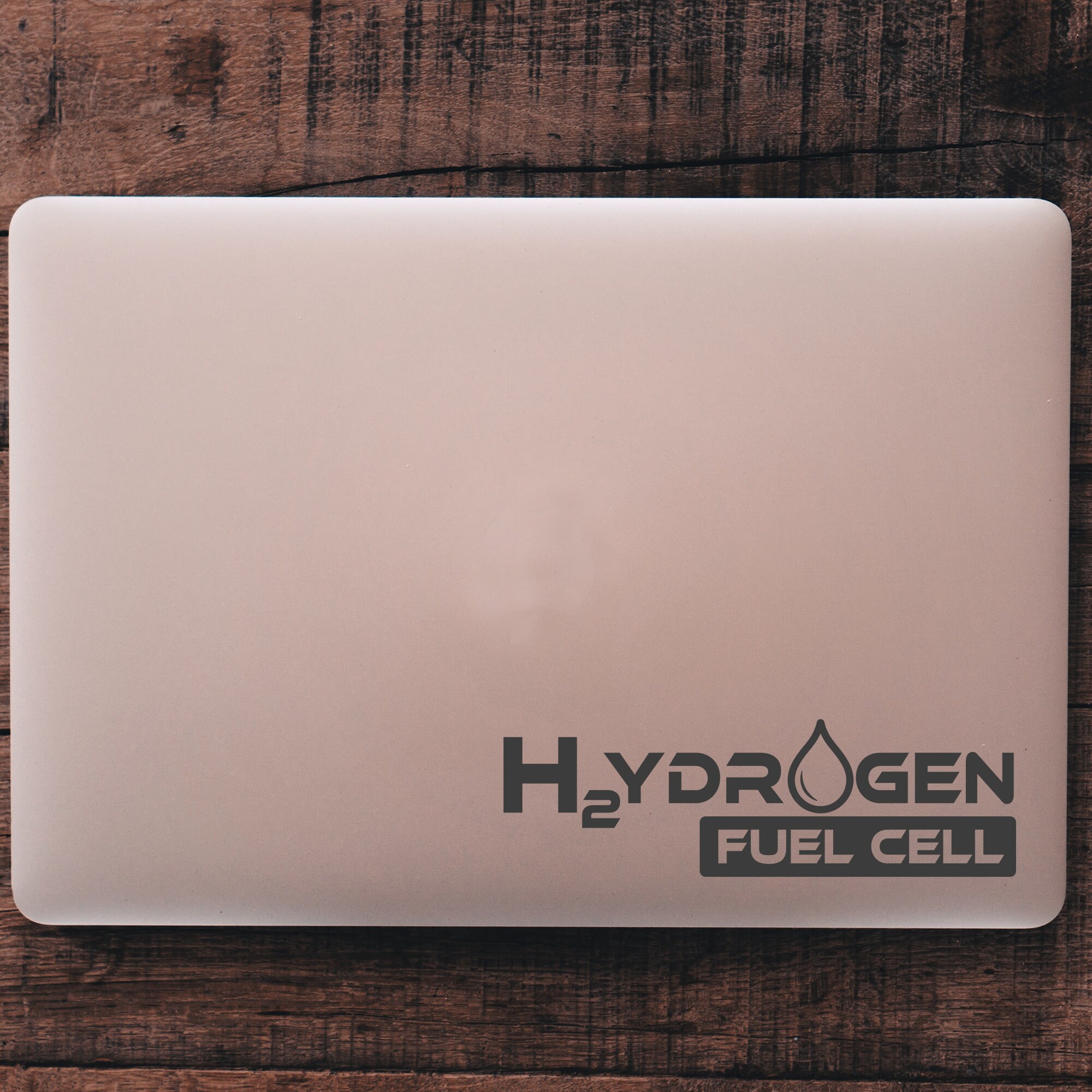 ECO 水素燃料電池グリーンエネルギーエコロジーロゴステッカー