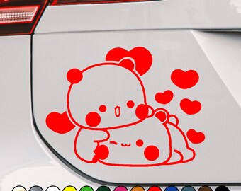 Bubu Dudu Hugging Sticker – Cute & Adorable Embrace - Love - Couple Goals - Vinyl Decal Sticker - Multiple sizes and colors available!