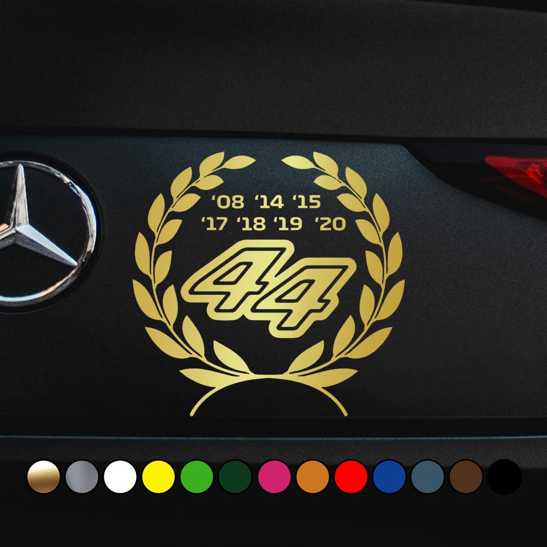 Racing Driver Lewis #44 - 7 Times World Champion - Fan Version - Vinyl ...