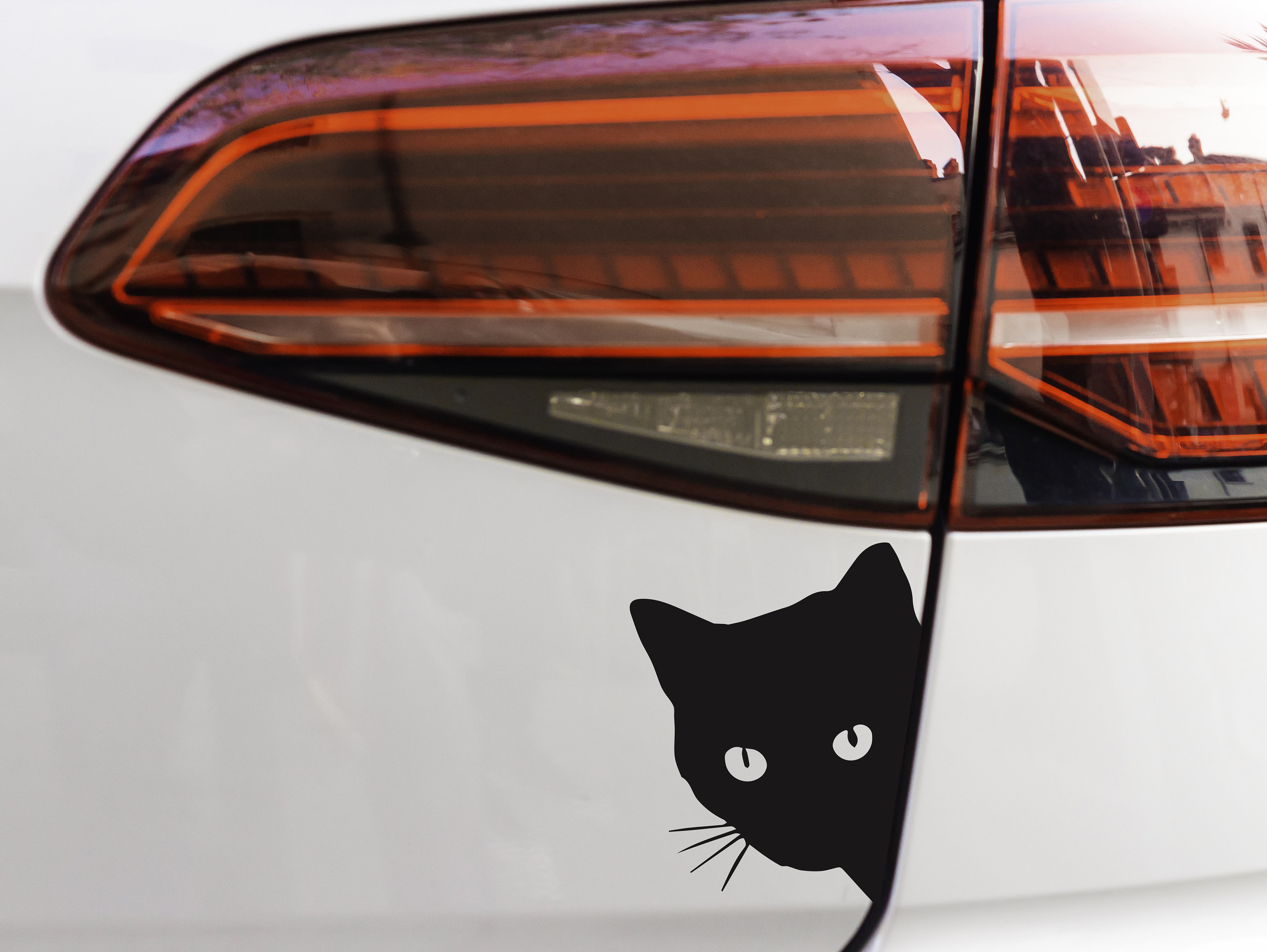 Sticker pattes de chat différente taille, pour voiture, moto, portable  etc..