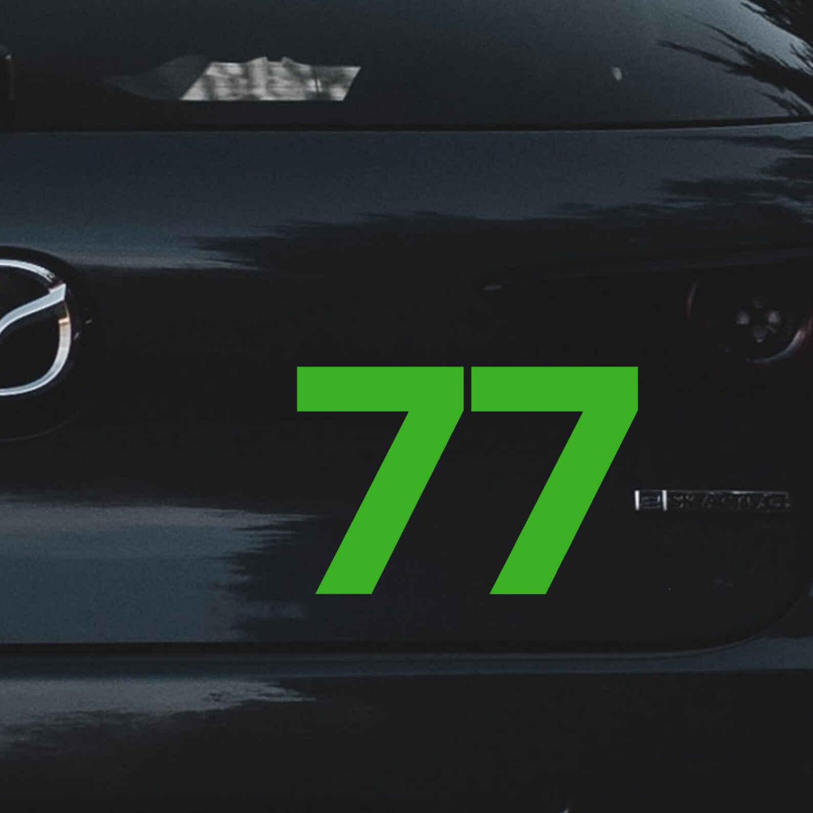 Racing Driver Valtteri Car #77 Number Fan Version Logo - Vinyl Decal ...