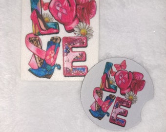 Paquete de posavasos y ambientadores personalizados para coche: set de accesorios personalizados