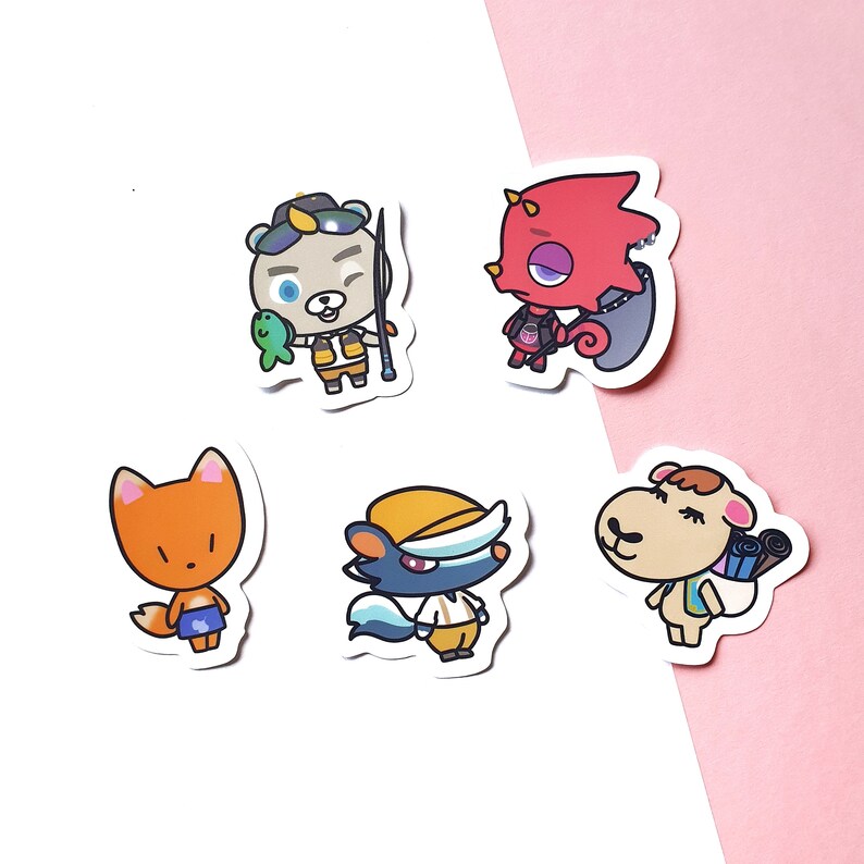 Animal Crossing Stickers | Etsy