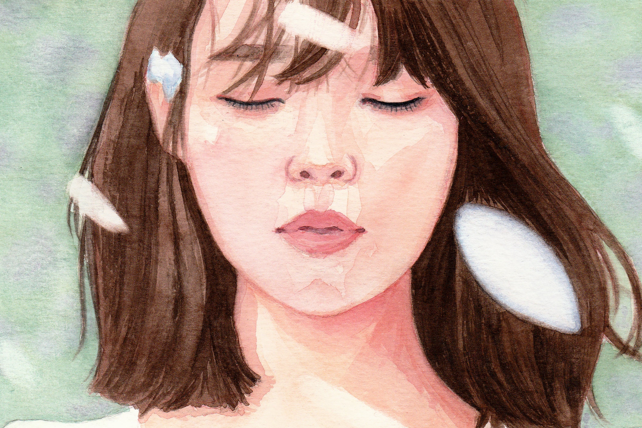 IU Flower Bookmark Art Print Etsy
