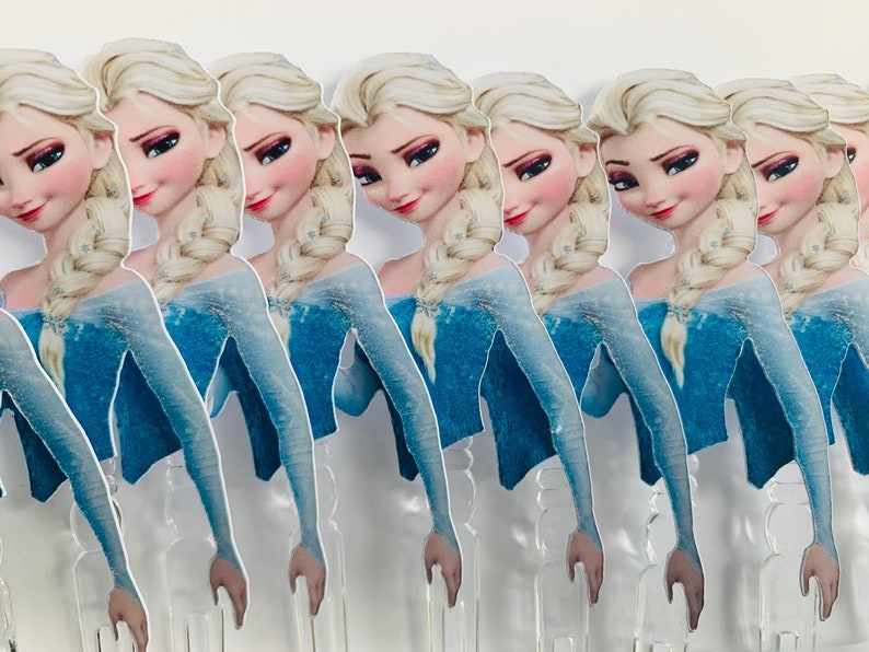 frozen cupcake toppers Elsa cupcake topper Elsa and Anna cupcake toppers. Anna cupcake toppers frozen party