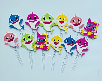 Baby Shark Cake Topper Printable Etsy Canada