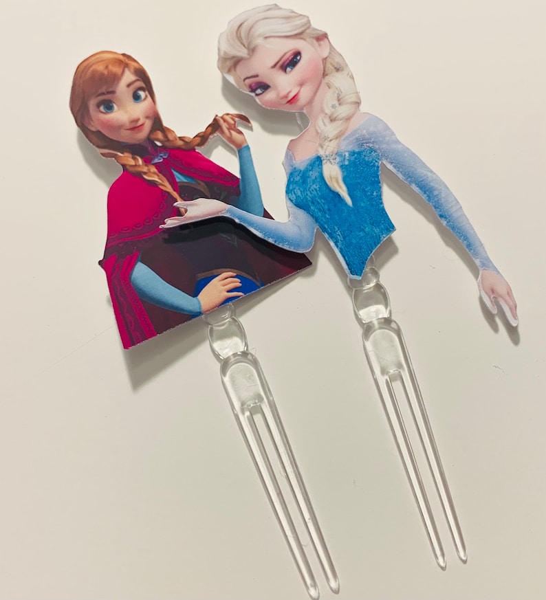 frozen cupcake toppers Elsa cupcake topper Elsa and Anna cupcake toppers. Anna cupcake toppers frozen party