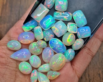 Natürliche äthiopische Welo Opal Cabochon Mix Form Großhandel Lot
