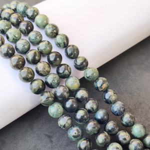 Natural Kambaba Jasper Round Beads: DIY Jewelry Making, 6-10mm