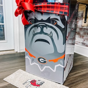 Mini Refrigerator Georgia Bulldog College Dorm Room Decor Wrapped Refrigerator