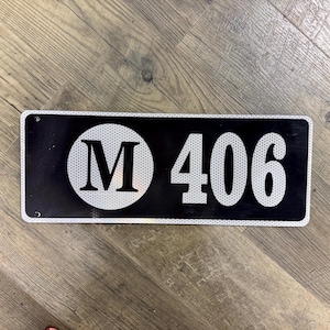 Address House Number Sign Monogram Reflective House Sign Metal Outdoor Decor Personalized House Number Housewarming Cloosing Gift