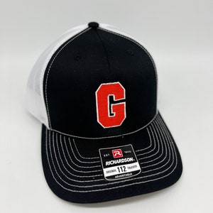 OLD School Georgia &quot;G&quot; Red Classic Emblem Hat