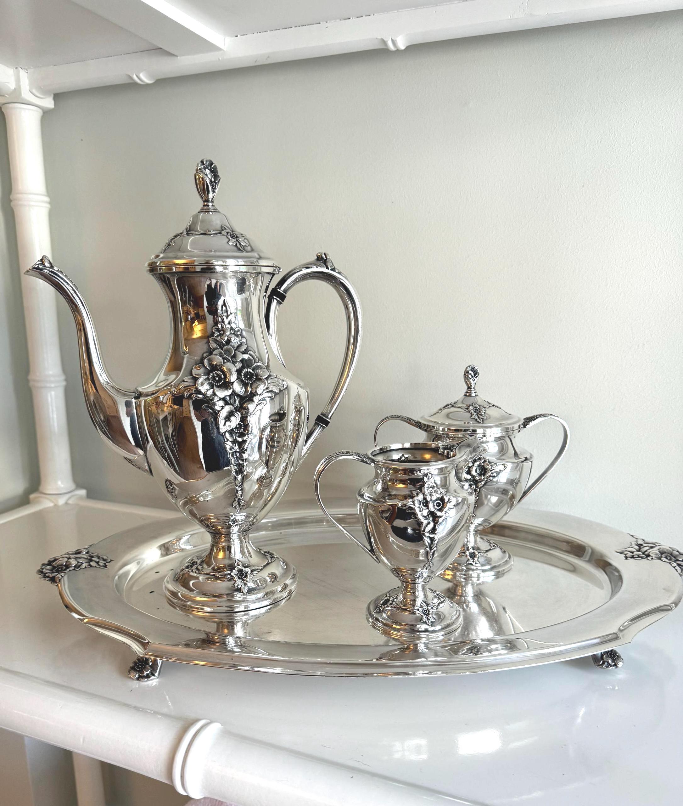 Holmes & Edwards “spring Garden” Silver Plate Tea Service - Etsy Holmes & Edwards “spring Garden” Silver Plate Tea Service - Etsy