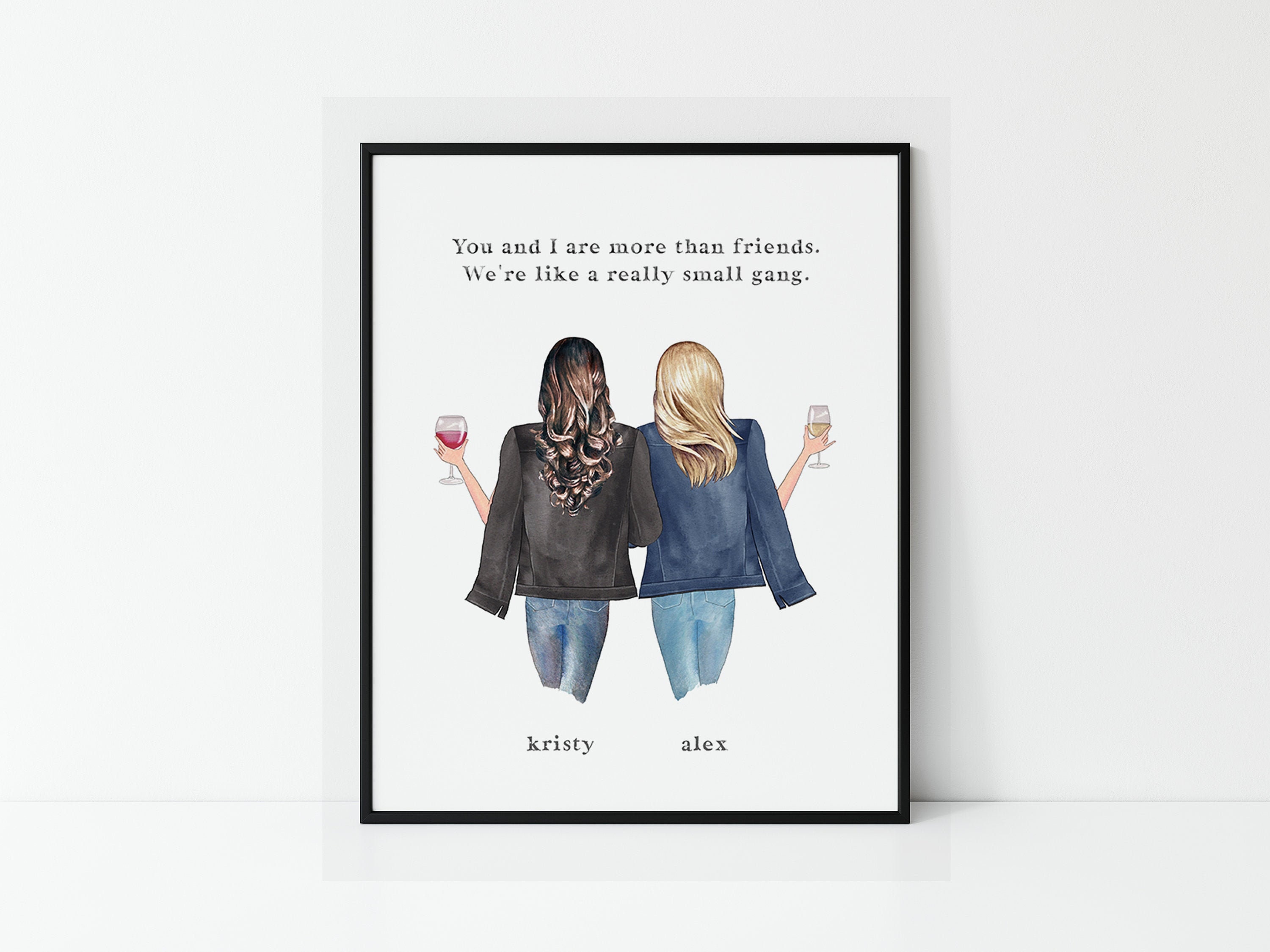 Best Friend Gift Cards for Friends Self Isolating Gift Etsy