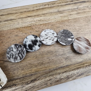 Genuine Cowhide Phone Grip, Western Hair on Hide