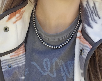 Faux Navajo Pearl Necklace, Western Boutique, NFR, Western Pearl Necklace, Navajo Choker, Western Necklace, Western Choker, Choker