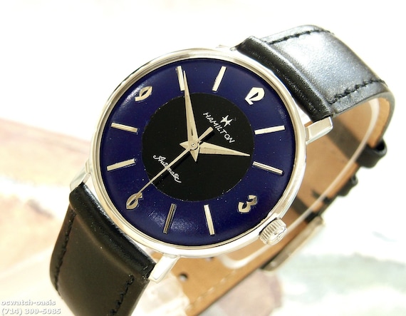 1960's Vintage HAMILTON Automatic, Stunning Black… - image 1