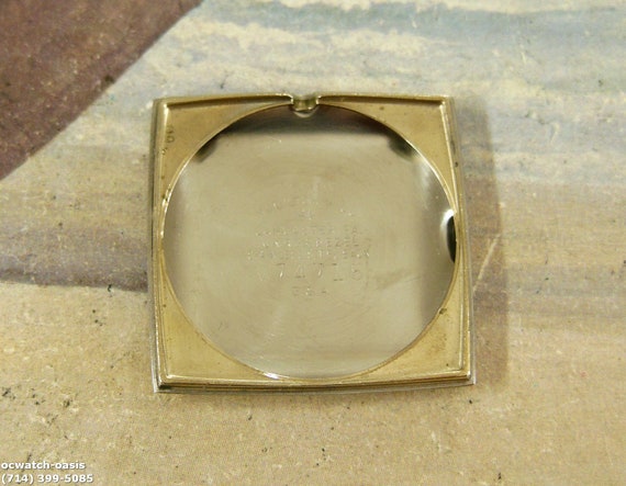 1960's Vintage HAMILTON Square , Stunning Silver … - image 10