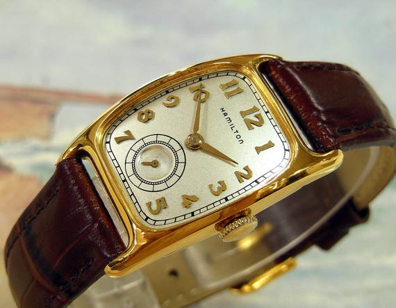 1954 Vintage HAMILTON BOULTON B, Stunning SILVER Dial, Serviced & Warranty