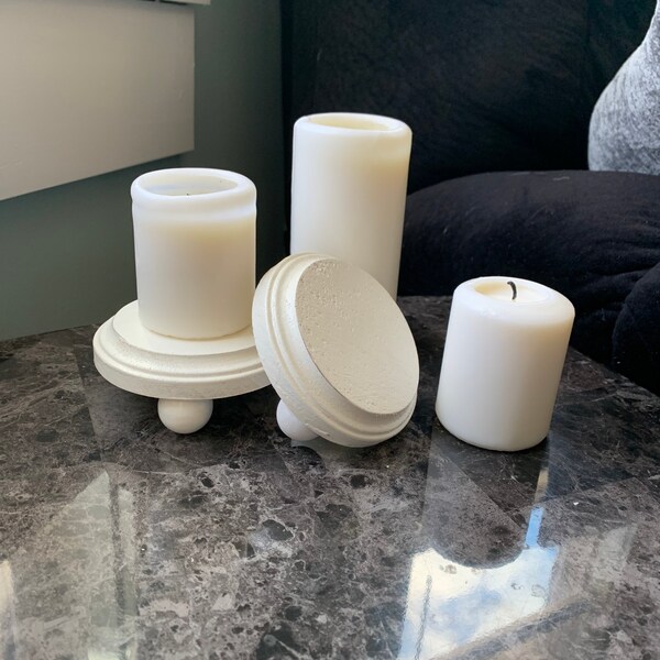 Rustikaler Holzaufsteher 3"