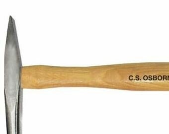 RIVETING HAMMER #1 Medium 8 Oz. Jewelers Craftsmen By C.S. Osborne - Made In Usa