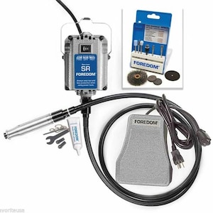 FOREDOM Flexshaft Industrial Kit K.SRH440 Square Drive Shaft, SCT-1 Control 115v