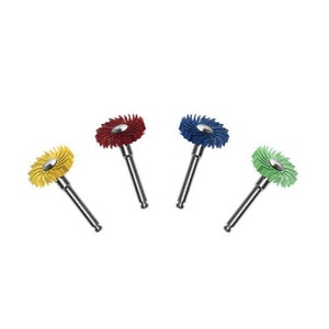 DEDECO RADIAL DISC 5/8&quot; Inch Red 220 Grit Yellow 80 Blue 400 Pink 600 Pumice